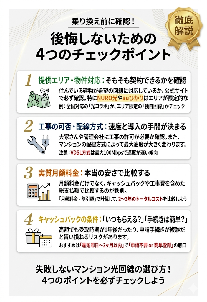 光回線マンション選び方