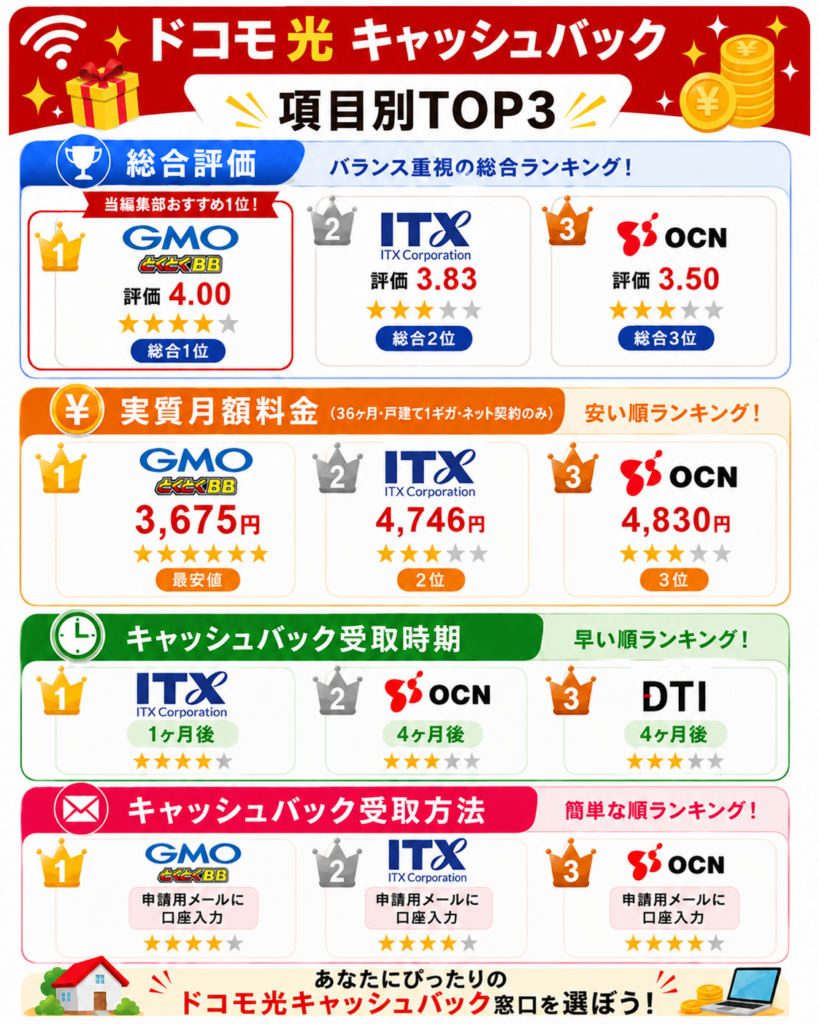 ドコモ光キャッシュバックTOP図解260827