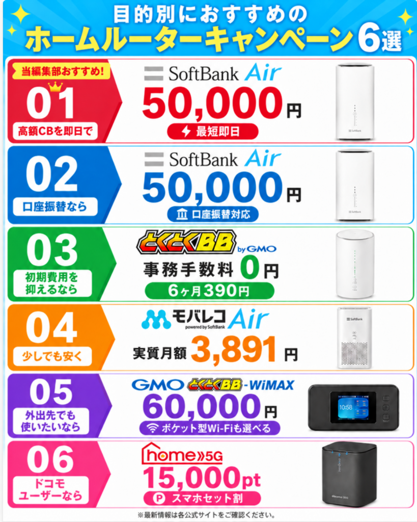 ホームルーターキャンペーンTOP図解261002