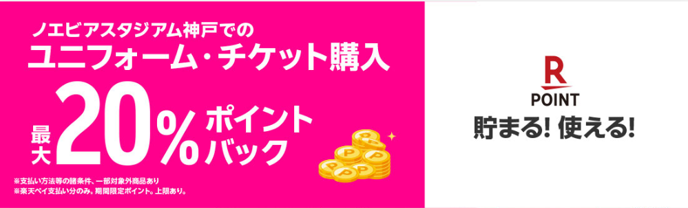 楽天モバイルのヴィッセル神戸特典