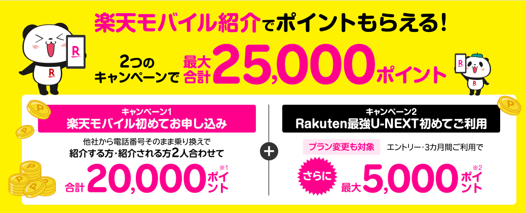 楽天モバイル紹介キャンペーン最新画像