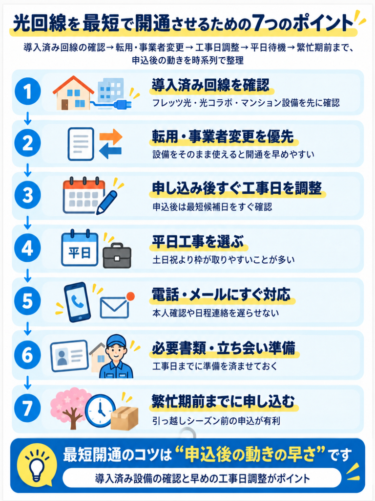光回線即日開通7つの手順図解261001